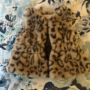 First Impression Faux Fur Vest Infant - Sz 3-6M